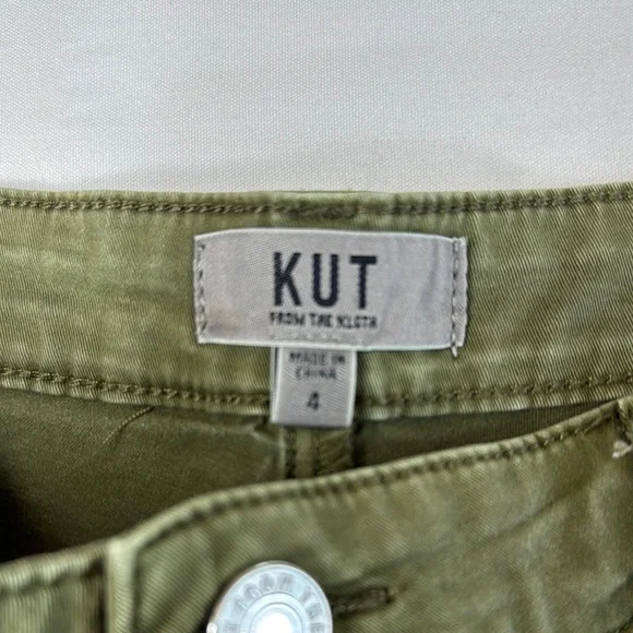 Kut from the Kloth Green Cargo Shorts - Picture 2 of 4